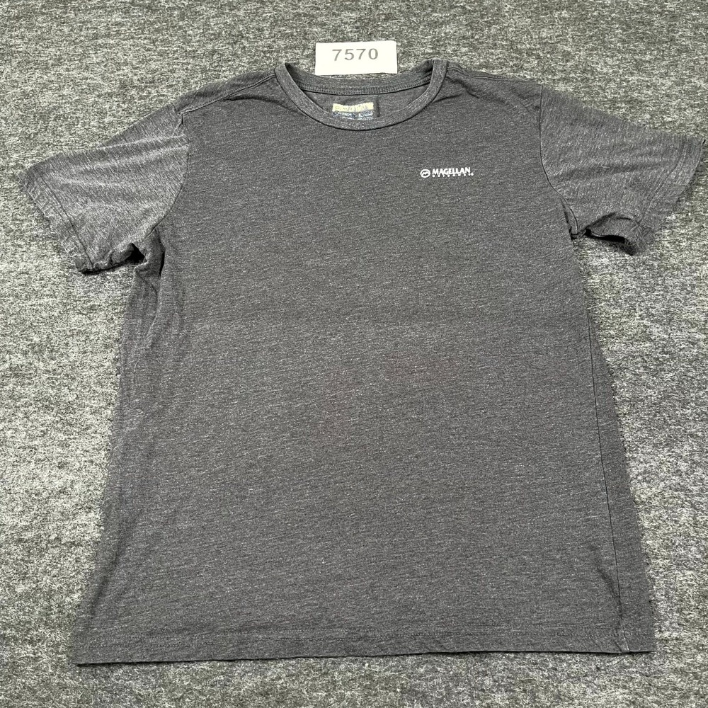 Magellan Outdoors T Shirt Mens Large Gray Cotton Bear‎ Mountain Graphic Print